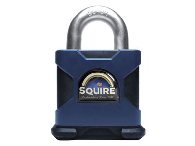 Squire HSQSS80S SS80S Stronghold Solid Steel Padlock 80mm CEN6 Boxed