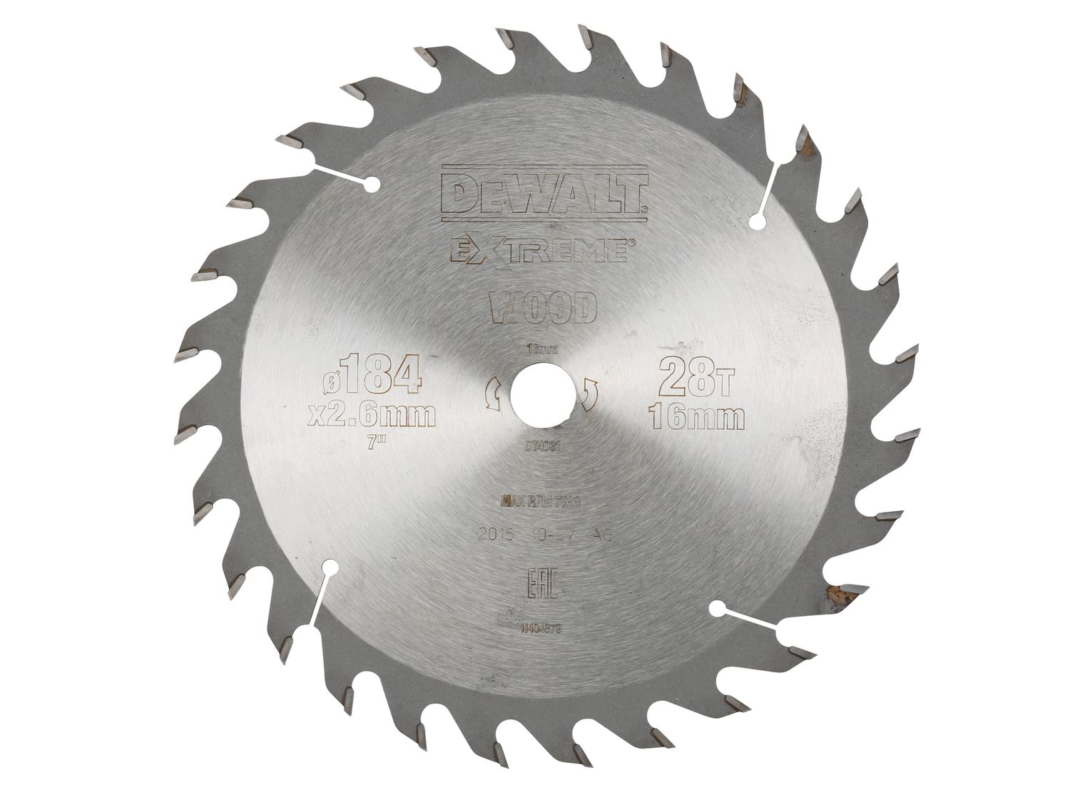 DEWALT DEWDT4031QZ Series 40 Circular Saw Blade 184 x 16mm x 28T ATB