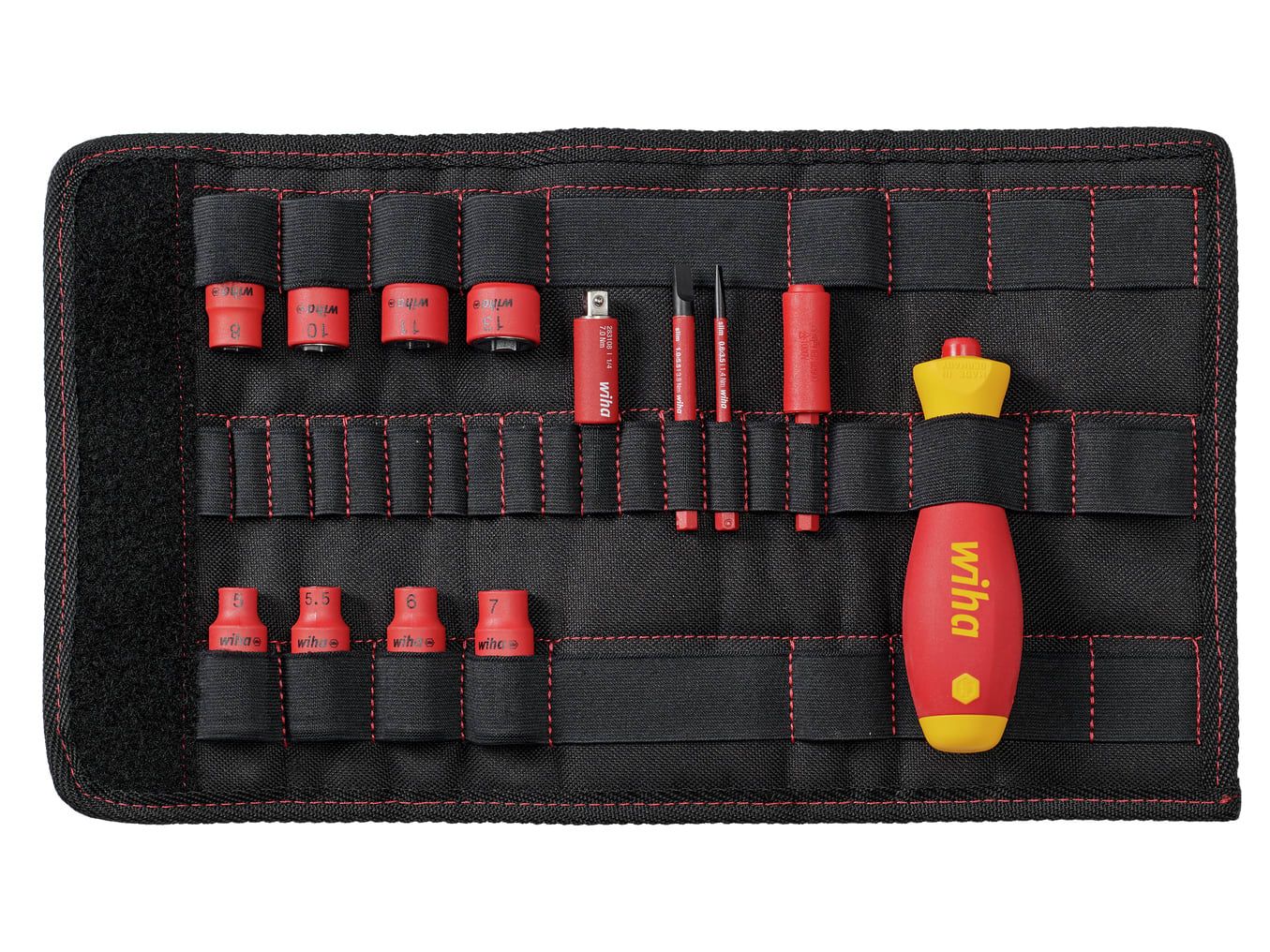 Wiha WHA43467 slimVario electric Screwdriver and Nut Driver Set, 13 Piece