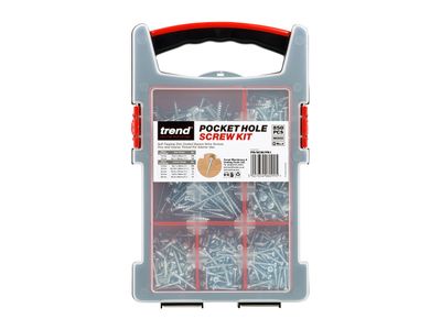 Trend TREPHSCWPK1 Pocket Hole Screw Selection, 850 Piece