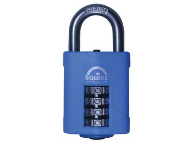 Squire HSQCP50S CP50S Heavy-Duty Rustproof Marine Combi Padlock 50mm