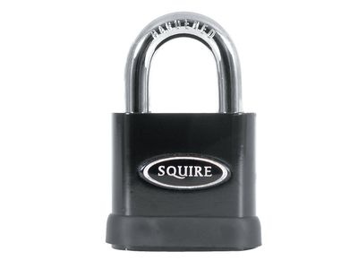 Squire HSQSS50P5 SS50P5 Stronghold Solid Steel Padlock 50mm CEN3