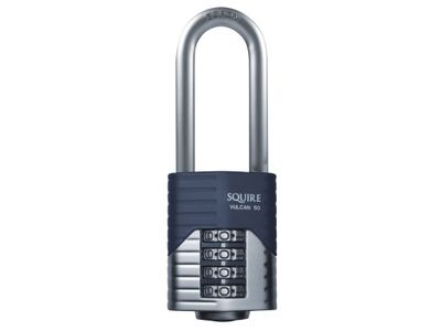 Squire HSQVC40LS Vulcan Long Boron Shackle Combination Padlock 40mm
