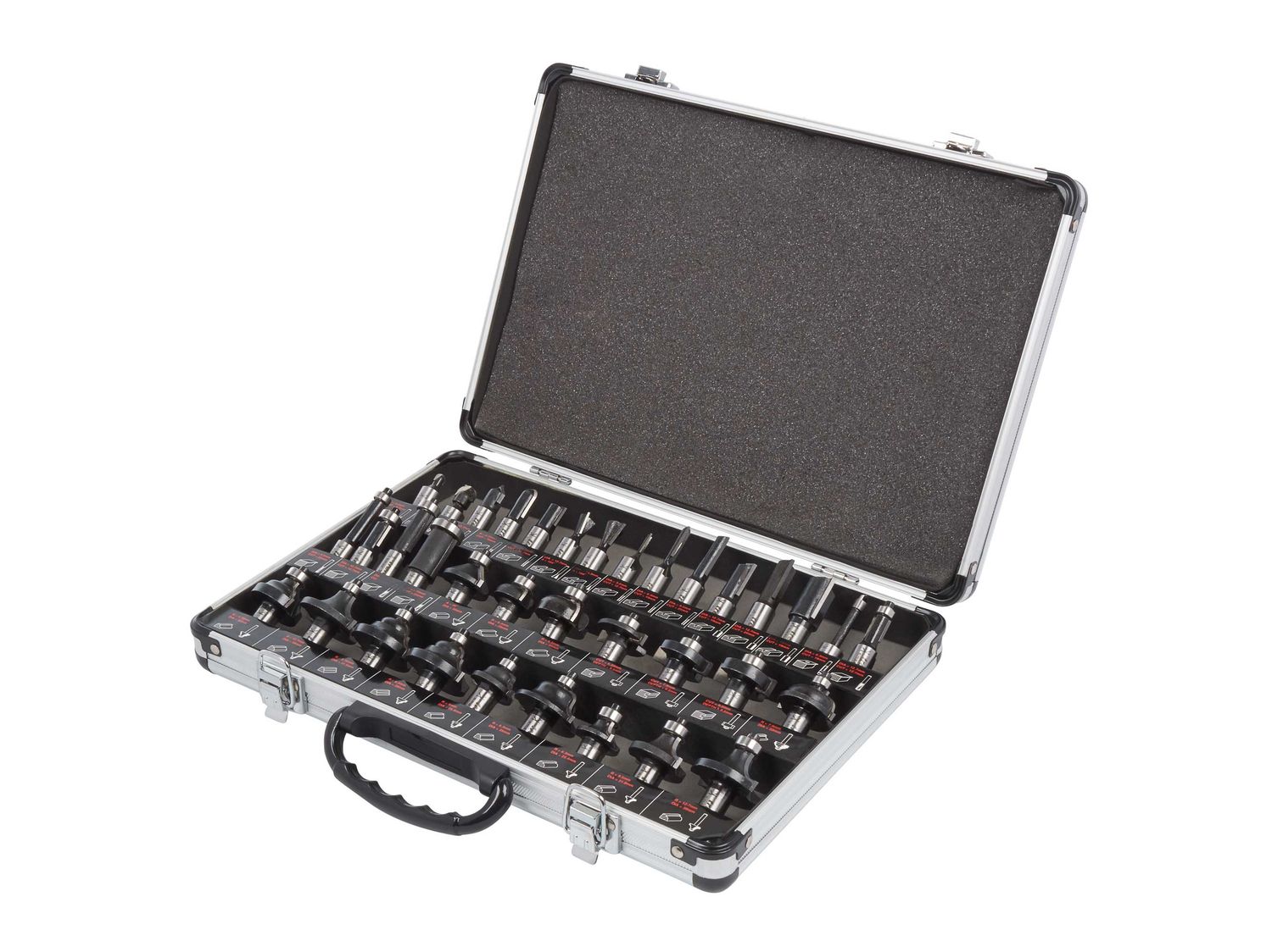Trend TRESETSS3512 SET/SS35X1/2TC TCT Router Cutter Set, 35 Piece