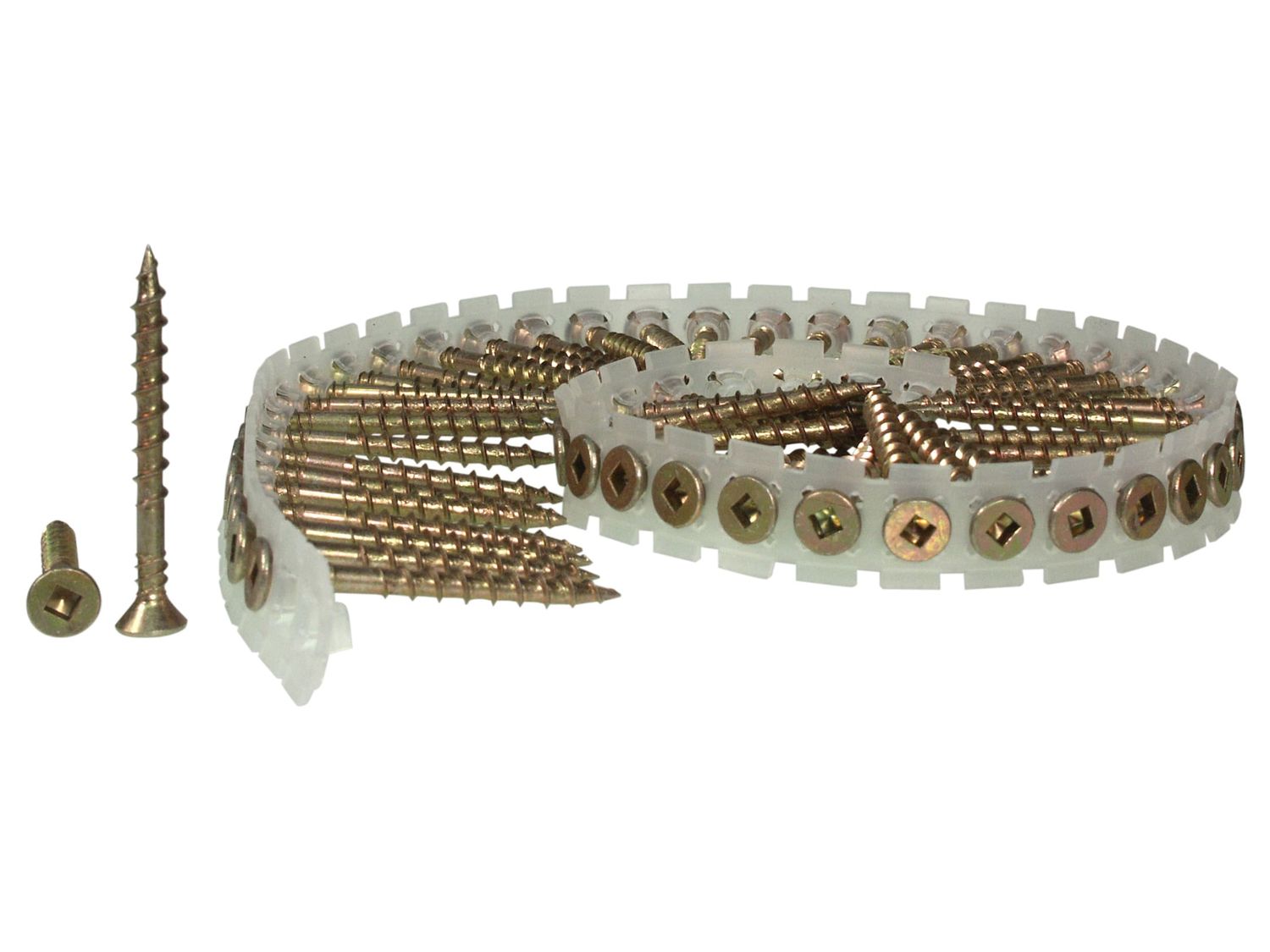 Senco SEN42K35MY DuraSpin Collated Screws Flooring/Wood PH2 4.2 x 35mm (Pack 1000)