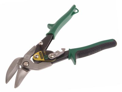 STANLEY STA214568 Green Offset Aviation Snips Right Cut 250mm (10in)