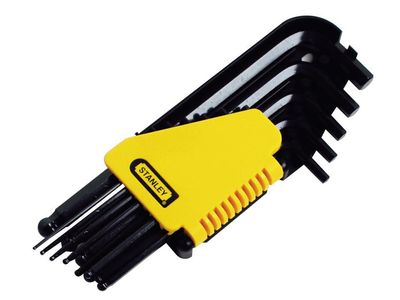 STANLEY STA069257 Imperial Ball End Hexagon Key Set, 12 Piece (1/16 - 3/8in)