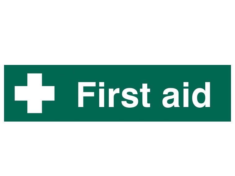 Scan SCA5212 First Aid - PVC Sign 200 x 50mm