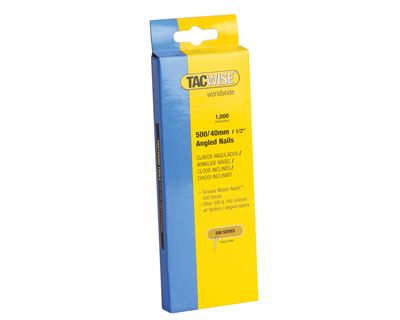 Tacwise TAC0483 500 18 Gauge 40mm Angled Nails (Pack 1000)