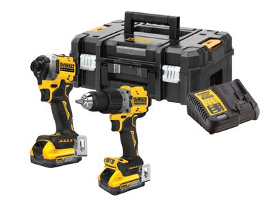 DEWALT DEWDCK2050H2 DCK2050H2 POWERSTACK™ Twin Pack 18V 2 x 5.0Ah Li-ion