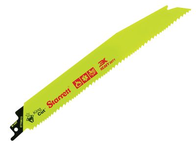 Starrett STRBTR96105 BTR9610-5 Bi-Metal King Cut™ Demolition Blade 228mm 6-10 TPI (Pack 5)