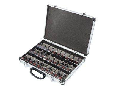 Trend TRESETSS3114 SET/SS31X1/4TC TCT Router Cutter Set, 30 Piece