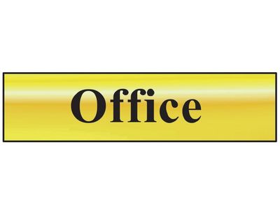 Scan SCA6010 Office - Polished Brass Effect 200 x 50mm
