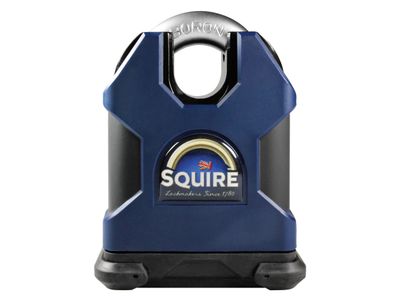 Squire HSQSS65CS SS65CS Stronghold Solid Steel Padlock 65mm Closed Shackle CEN6