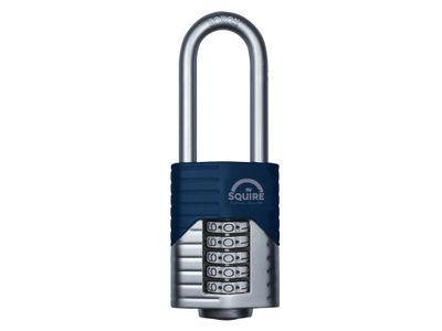 Squire HSQVC60LS Vulcan Long Boron Shackle Combination Padlock 60mm