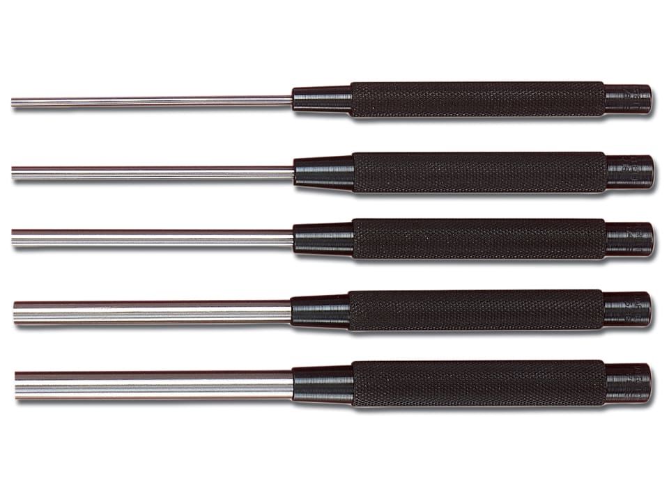 Starrett STRS248PC S248PC Long Pin Punch Set 5 Piece