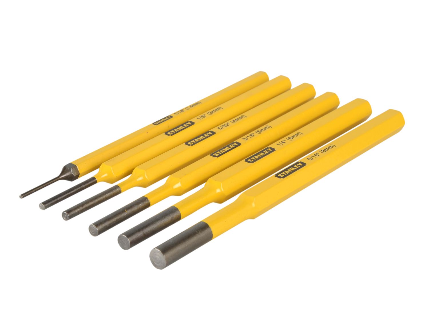 STANLEY STA418226 Parallel Pin Punch Set, 6 Piece