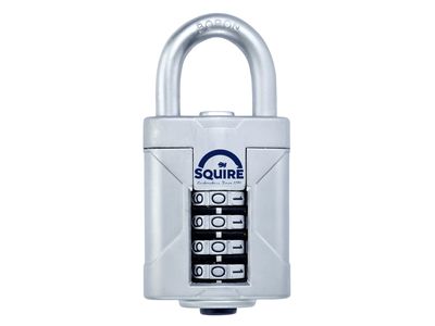 Squire HSQVC50 Vulcan Open Boron Shackle Combination Padlock 50mm