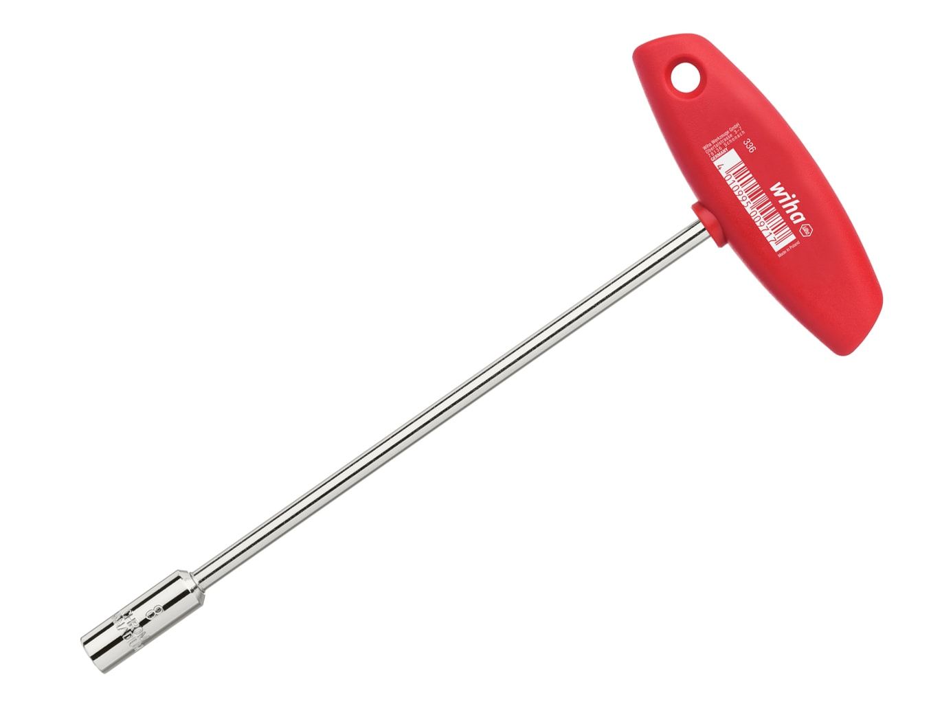 Wiha WHA00971 Hex Nut Driver with T-handle 8 x 125mm