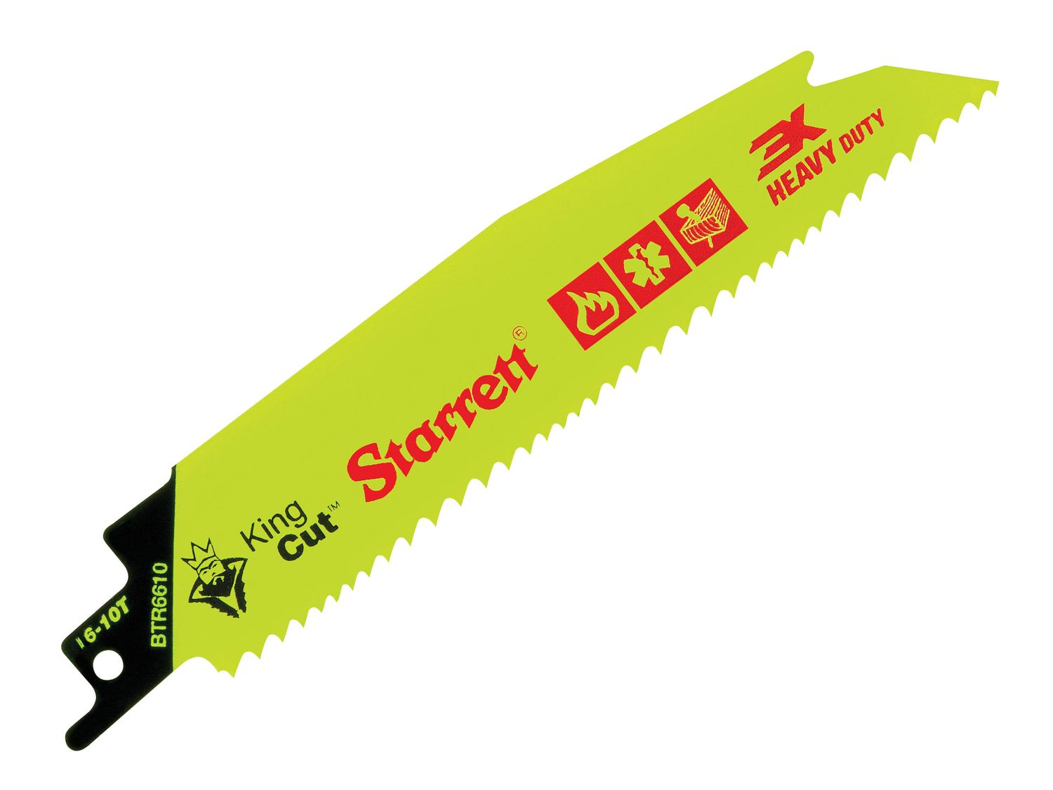 Starrett STRBTR66105 BTR6610-5 Bi-Metal King Cut™ Demolition Blade 152mm 6-10 TPI (Pack 5)