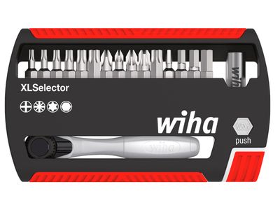 Wiha WHA36951 XLSelector Ratchet Bit Set, 17 Piece