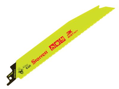 Starrett STRBTR810145 BTR81014-5 Bi-Metal King Cut™ Demolition Blade 203mm 10-14 TPI (Pack 5)