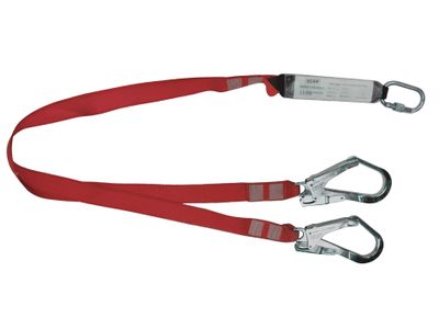 Scan SCAFALYTWIN Fall Arrest Twin Lanyard 1.8m