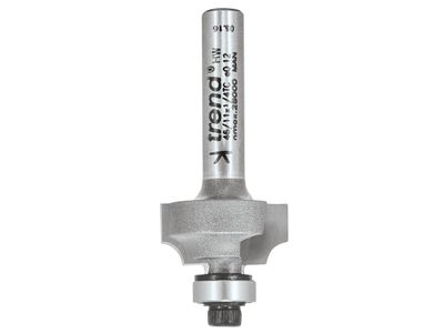 Trend TRE461114TC 46/11 x 1/4 TCT Bearing Guided Ovolo &amp; Round Over 3.2mm Radius