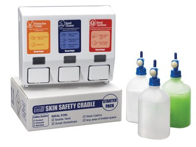 Swarfega SWASVC01SP Skin Safety Cradle Skincare Starter Kit