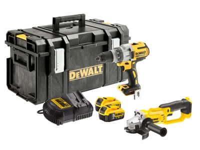DEWALT DEWDCK278P2 DCK278P2 XR Twin Pack 18V 2 x 5.0Ah Li-ion