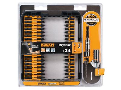 DEWALT DEWDT70561T DT70561T Impact Torsion Set + 3in Holder, 34 Piece