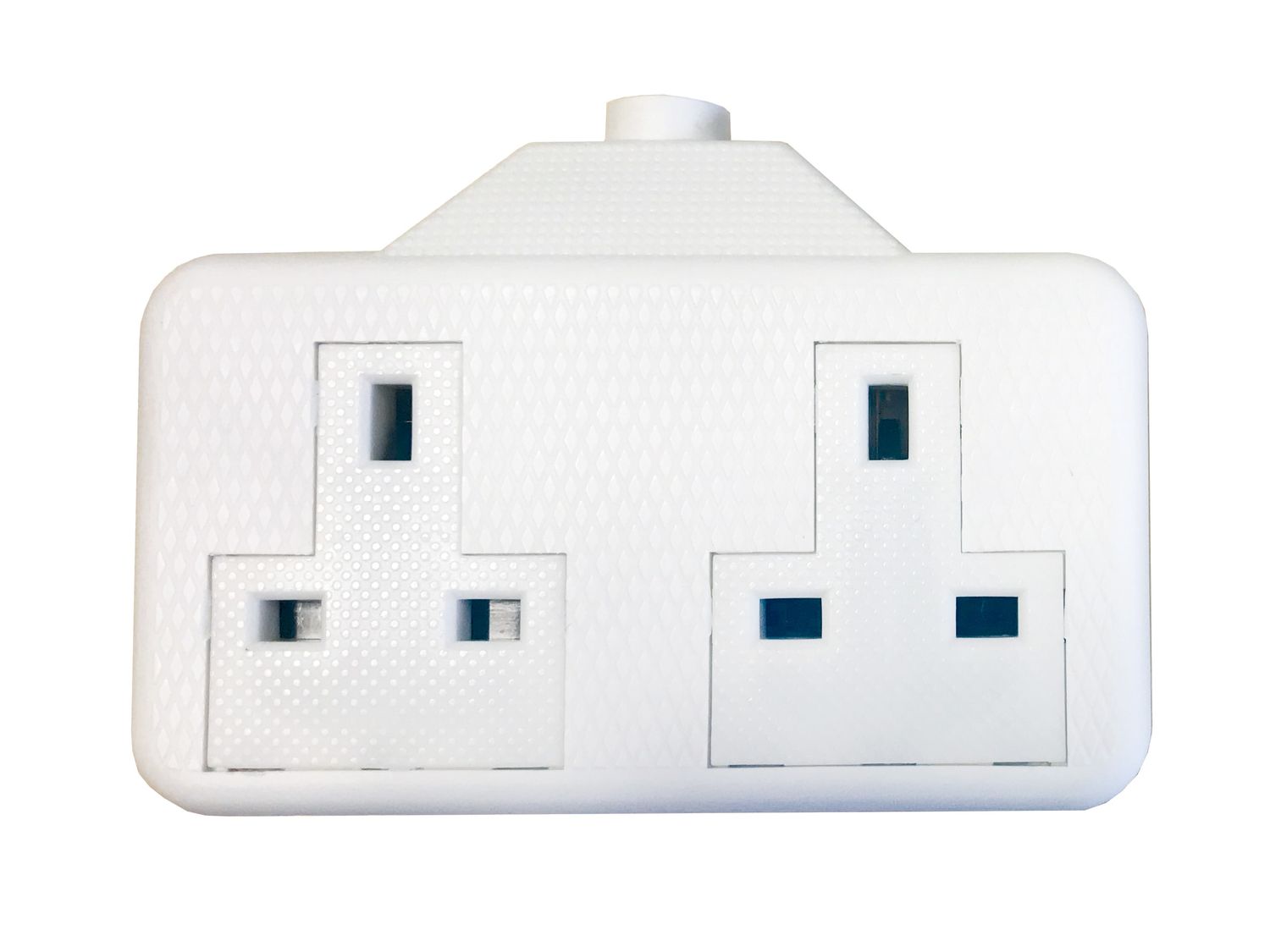 SMJ SMJRTS2GW White Trailing Extension Socket 13A 2-Gang
