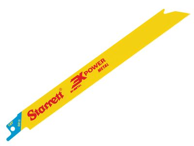 Starrett STRB8185 B818-5 Bi-Metal Reciprocating Blade, Metal Straight 203mm 18 TPI (Pack 5)