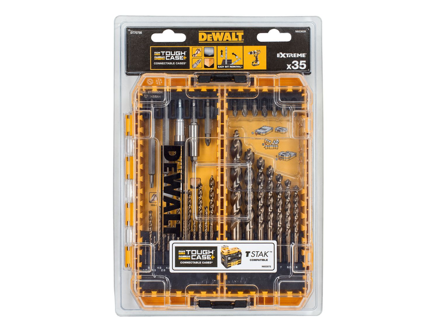 DEWALT DEWDT70756QZ DT70756 Mixed Drill &amp; Bit Set, 35 Piece
