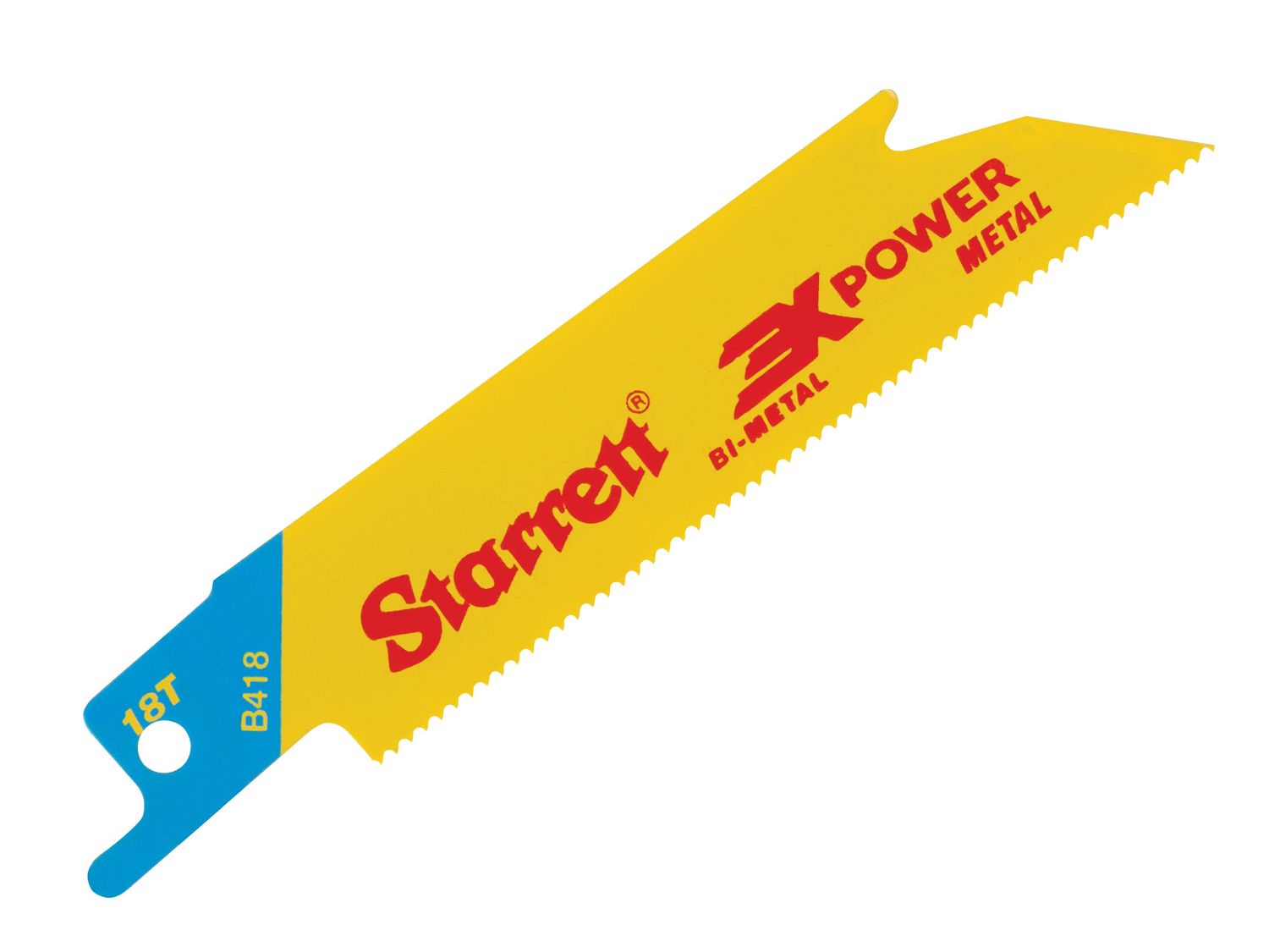 Starrett STRB4185 B418-5 Bi-Metal Reciprocating Blade, Metal Straight 100mm 18 TPI (Pack 5)