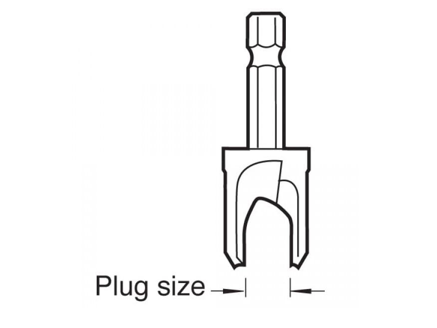 Trend TRESNAPPC38 SNAP/PC/38 Plug Cutter 3/8in