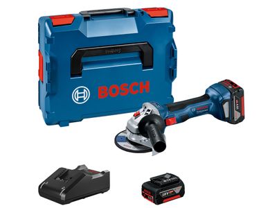 Bosch BSH6019H9070 GWS 18V-7 Professional Angle Grinder 115mm 18V 2 x 4.0Ah Li-ion