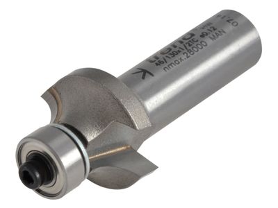 Trend TRE4613012TC 46/130 x 1/2 TCT Bearing Guided Ovolo &amp; Round Over 6.3mm Radius