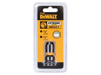 DEWALT DEWDT7508QZ DT7508 1/2in Drive to 1/4in Hex Impact Adaptor