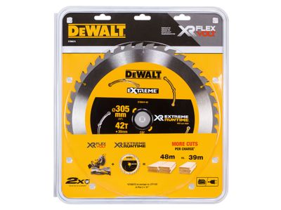 DEWALT DEWDT99574QZ XR FlexVolt Mitre Saw Blade 305 x 30mm x 42T