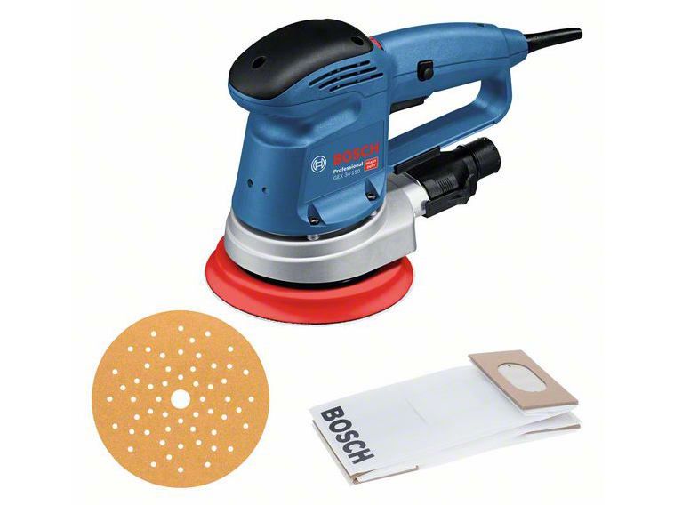 Bosch BSH601372860 GEX 34-150 Professional Random Orbital Sander 150mm 340W 110V