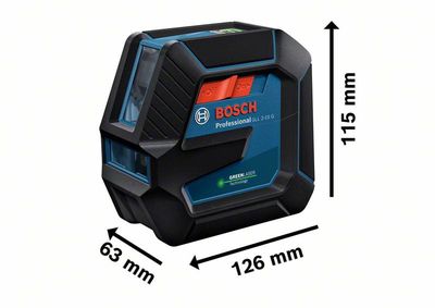 Bosch BSH601063W00 GLL 2-15 G Professional Line Laser + Universal Mount