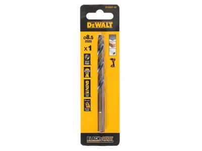 DEWALT DEWDT20527QZ BLACK&amp;GOLD HSS Drill Bit 8.5mm