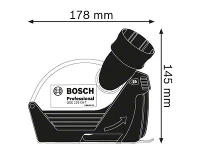 Bosch BSH600A003DJ GDE 125 EA-T Professional Grinder Dust Extraction