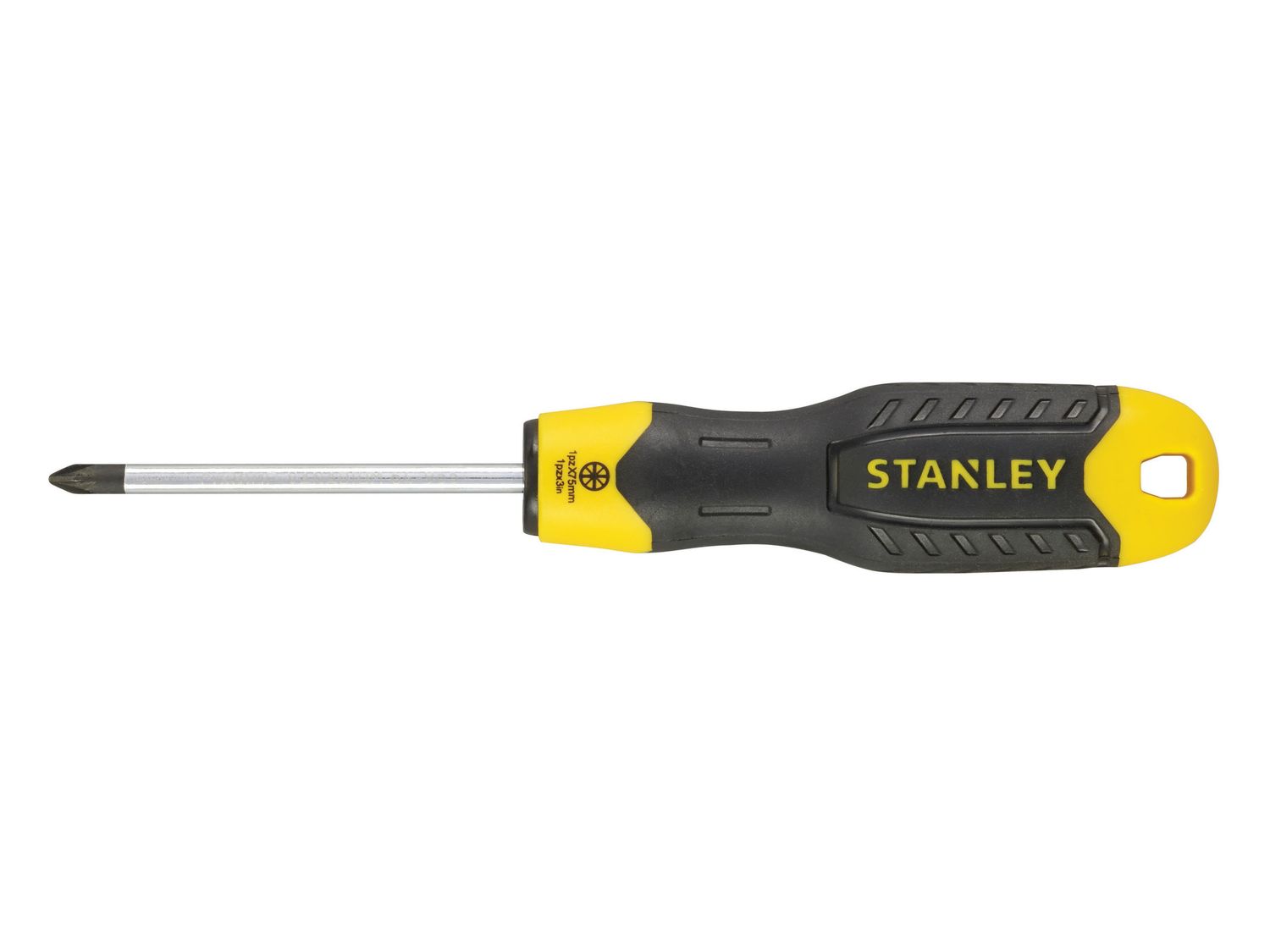 STANLEY STA064955 Cushion Grip Screwdriver Pozidriv Tip PZ1 x 75mm