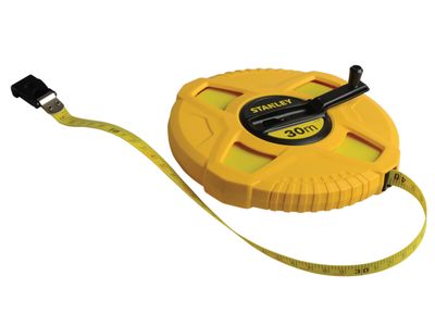 STANLEY STA034297 Closed Case Fibreglass Long Tape 30m (Width 13mm)
