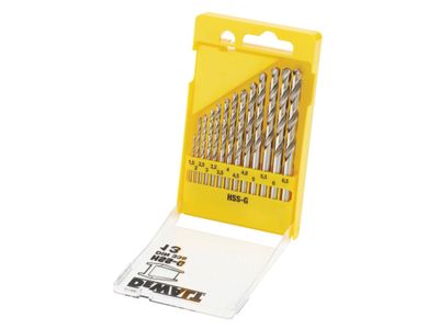 DEWALT DEWDT5922QZ HSS-G Jobber Drill Bit Set, 13 Piece