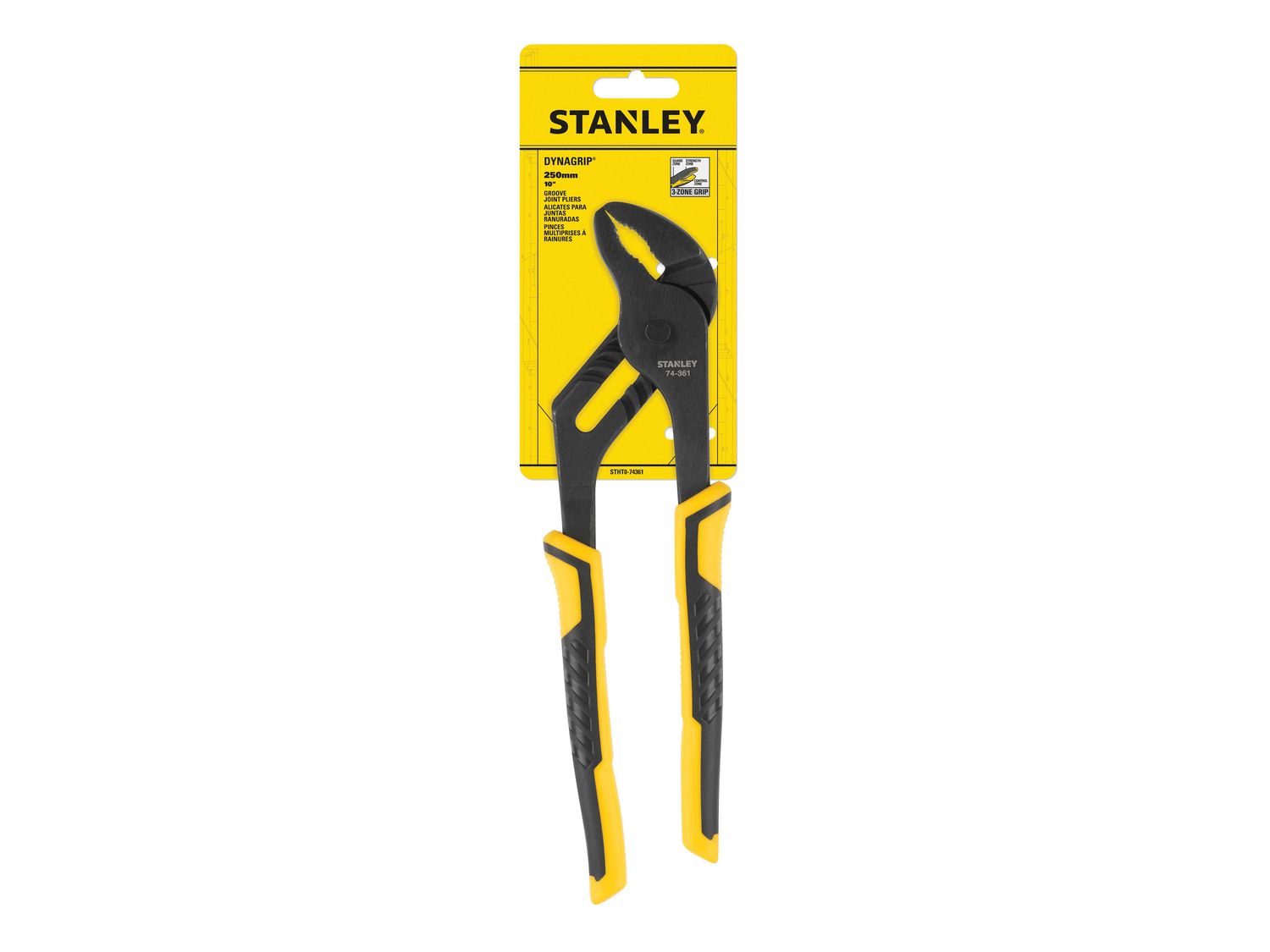 STANLEY STA074361 ControlGrip™ Groove Joint Pliers 250mm