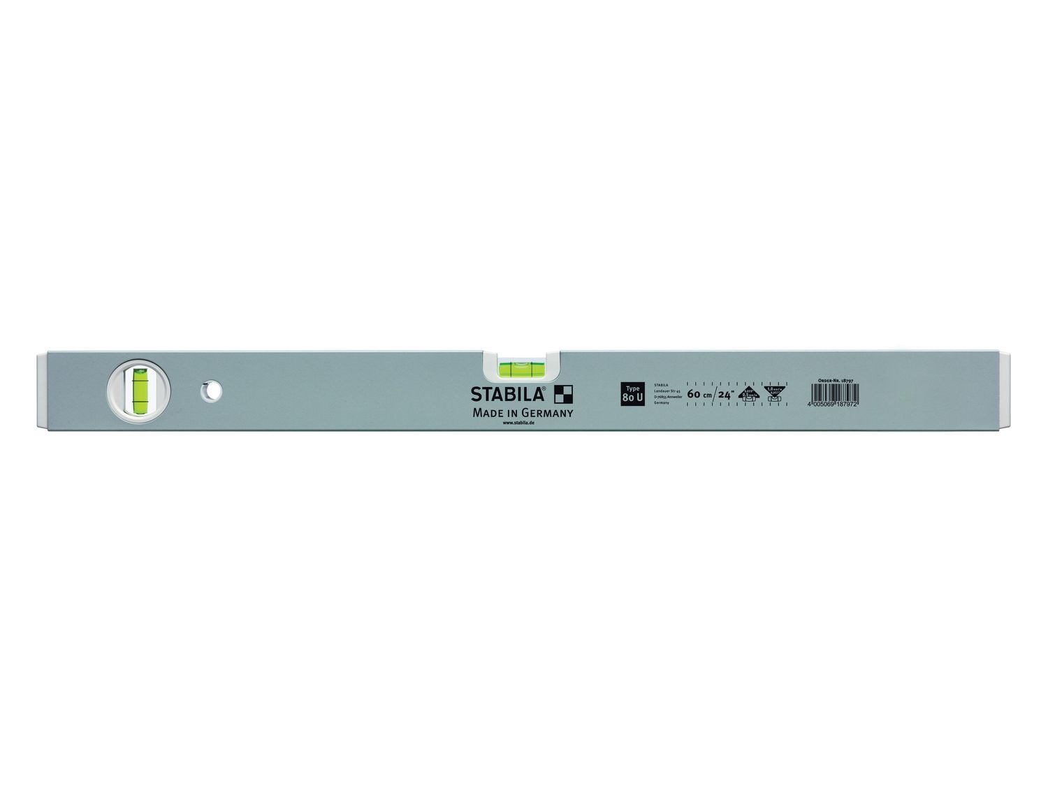 Stabila STB80U60 80U Spirit Level 18797 60cm