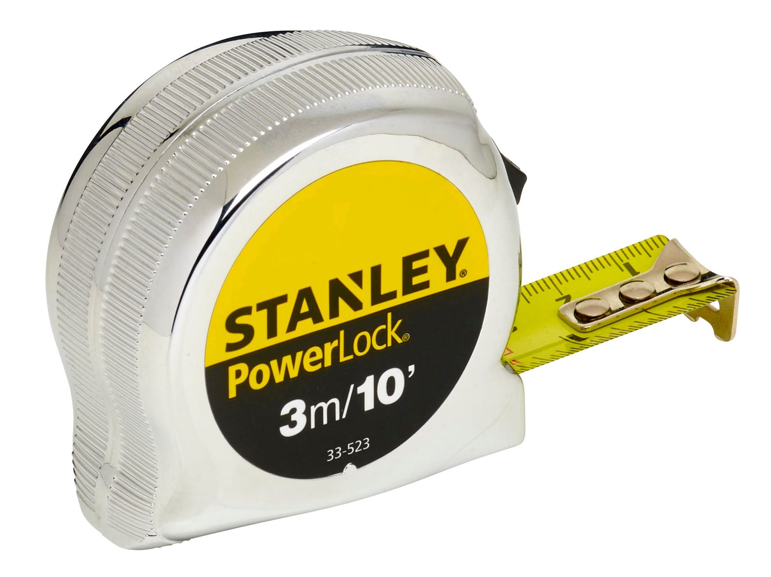 STANLEY STA033523 PowerLock Classic Pocket Tape 3m/10ft (Width 19mm)